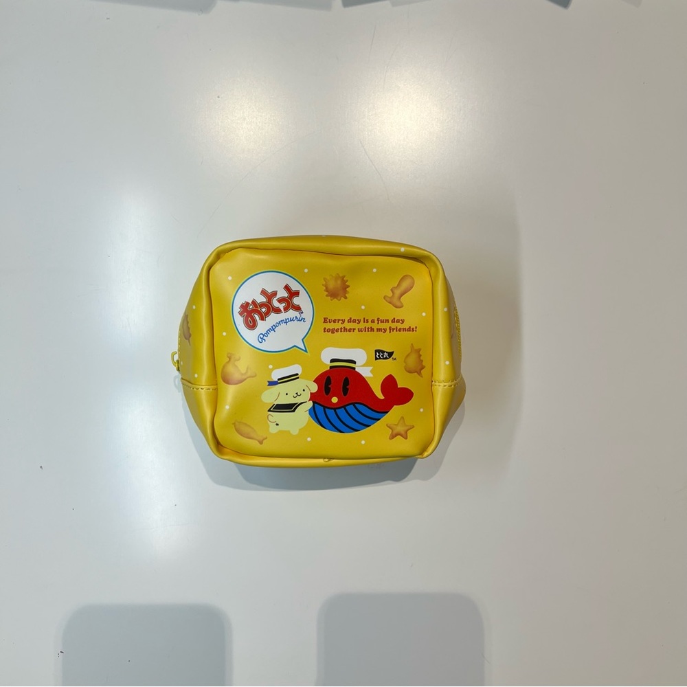 New PomPomPurin Sailor Nautical Cute Whale & Friend Cosmetic Pouch